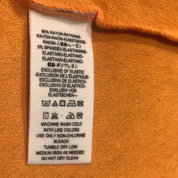 Free People Lana Orange Tunic. XS, M - Picture 8 of 8